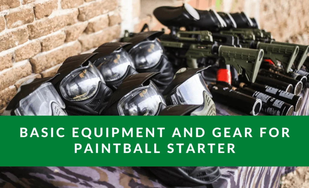 Paintball Equipment list