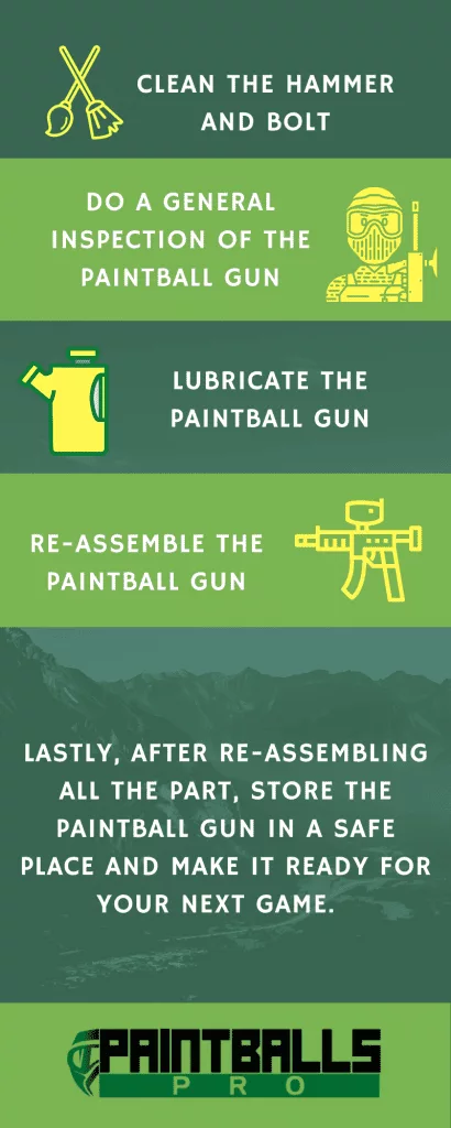 How to clean a paintball gun 2