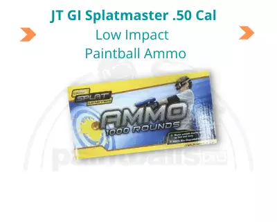 JT GI Splatmaster .50 Cal Biodegradable Low Impact Non-Toxic Paintball Ammo