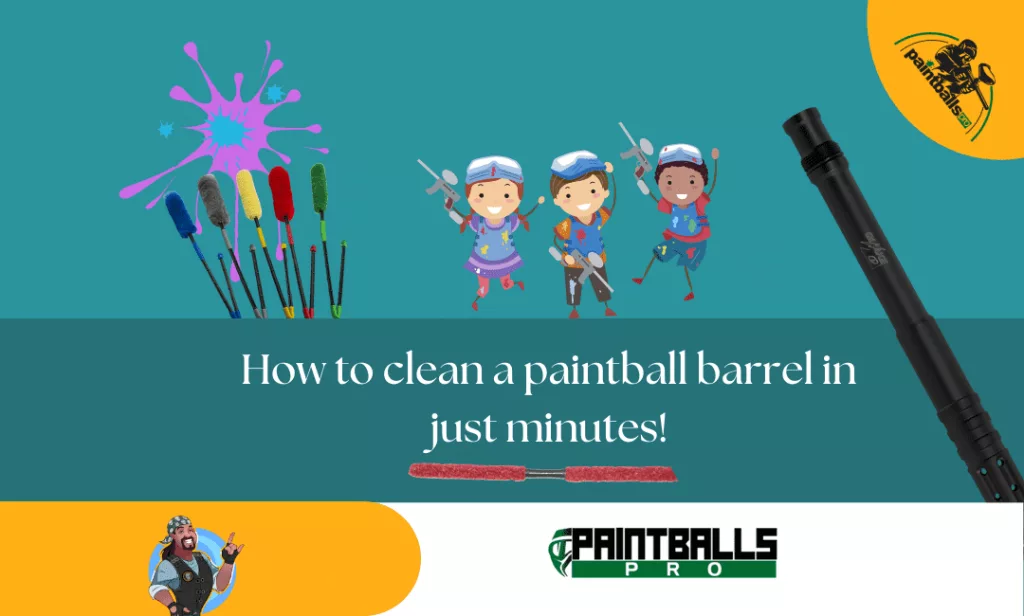 How to clean a paintball barrel in just minutes!